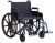 Self-propelled folding wheelchair for the obese