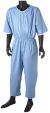 Pajamas for the Elderly and Disabled in Cotton with two Zippers - 