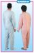 Healthcare Pajamas for the Elderly and Disabled - with Two Hinges