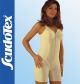 Sustainable Body Shaper Bermuda with Zipper - Champagne