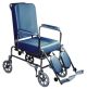 Comfortable chair with reclining back with four wheels