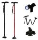 Collapsible cane with spotlight
