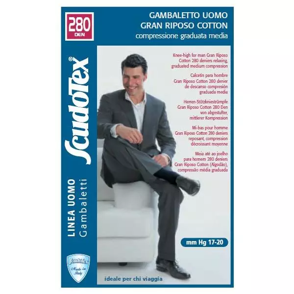 Gambaletto Calze Contenitive Uomo 70 Denari Calze Compressive Uomo